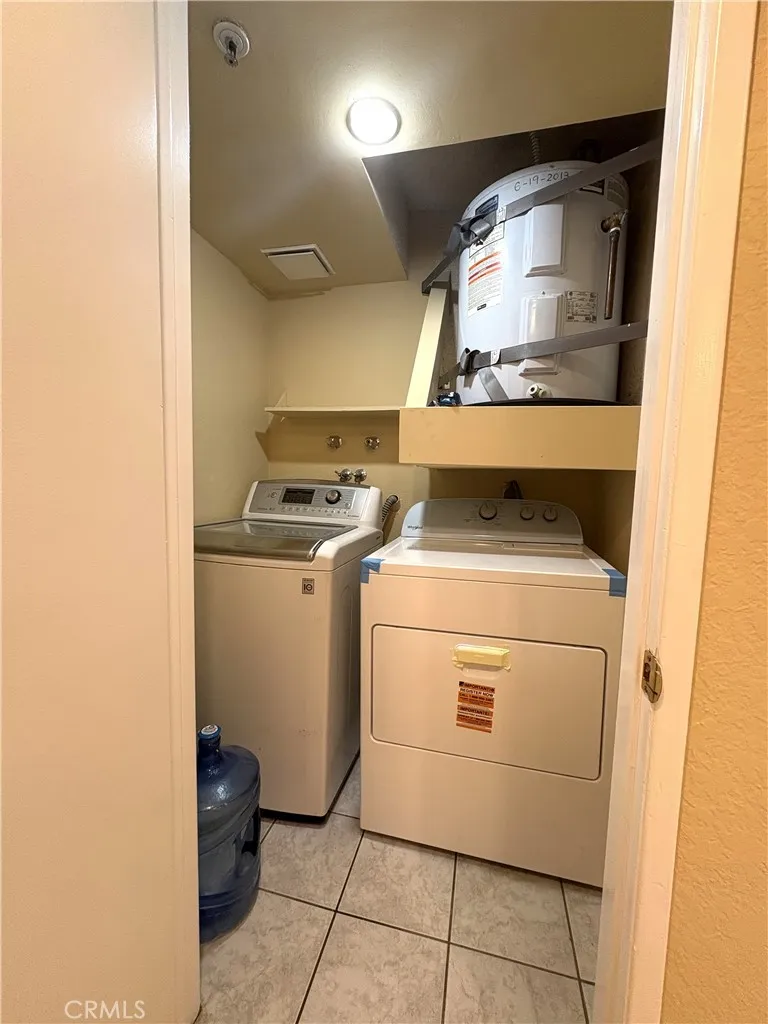 laundry in the unit