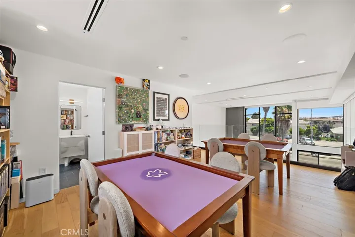 Versatile family room with full bath.