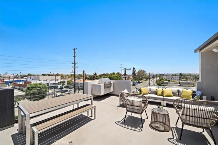 Impressive rooftop entertainment terrace, which comes fully loaded with a built-in BBQ.