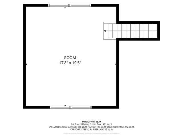 Floor plan, dimensions are estimated not measured.