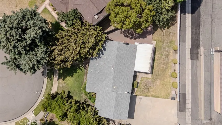 Aerial view overhead
