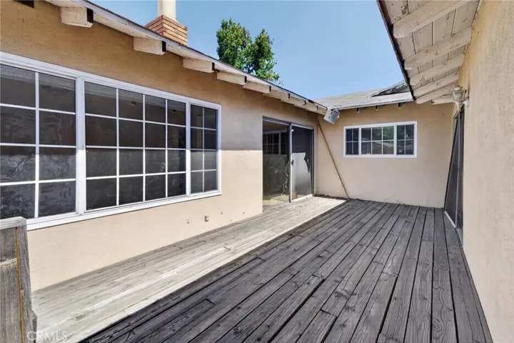 outdoor patio retreat from Master Bedroom 2 and living room 1