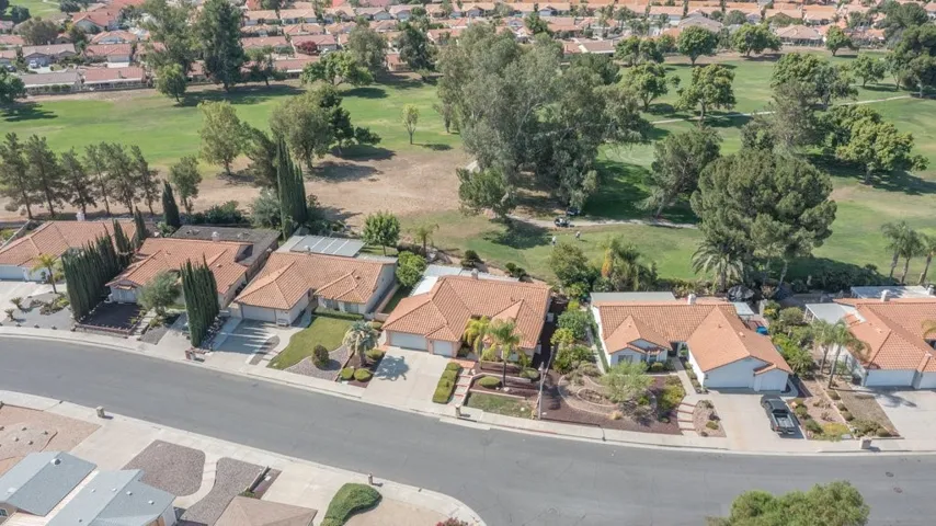 home, street and golf course