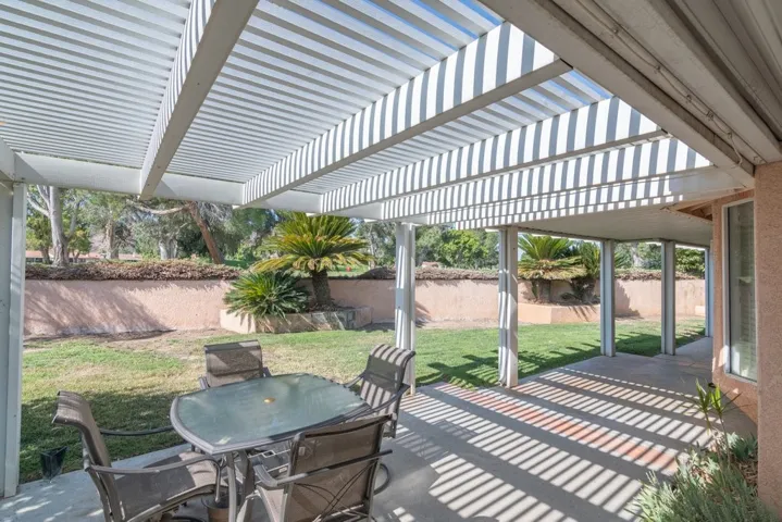 Covered patio