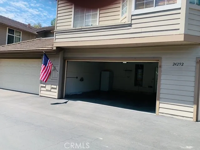 The semi attached garage with access from the unit itself.