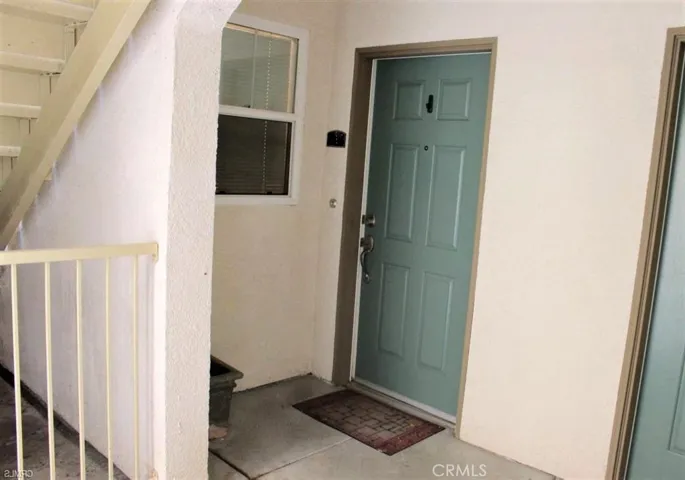 Entrance door to unit with Smart Lock