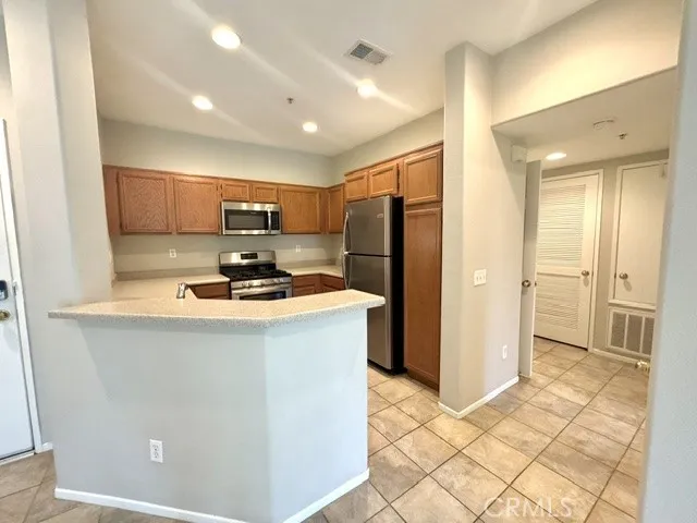 walkway to bedroom and bathroom
