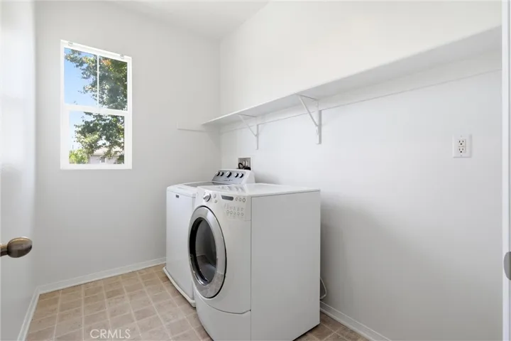 Upstairs laundry room