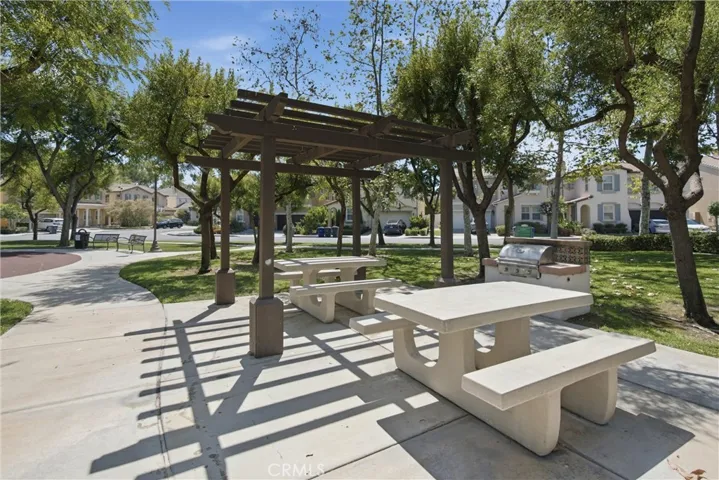 One of many picnic and BBQ area