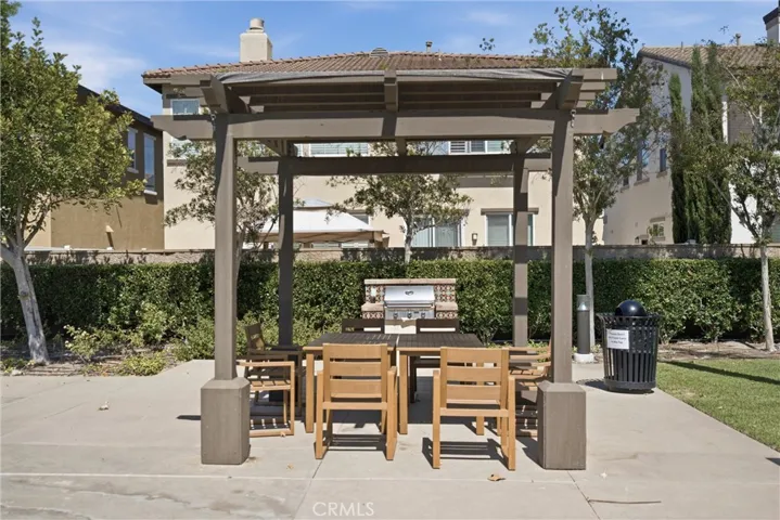 BBQ area near the pool