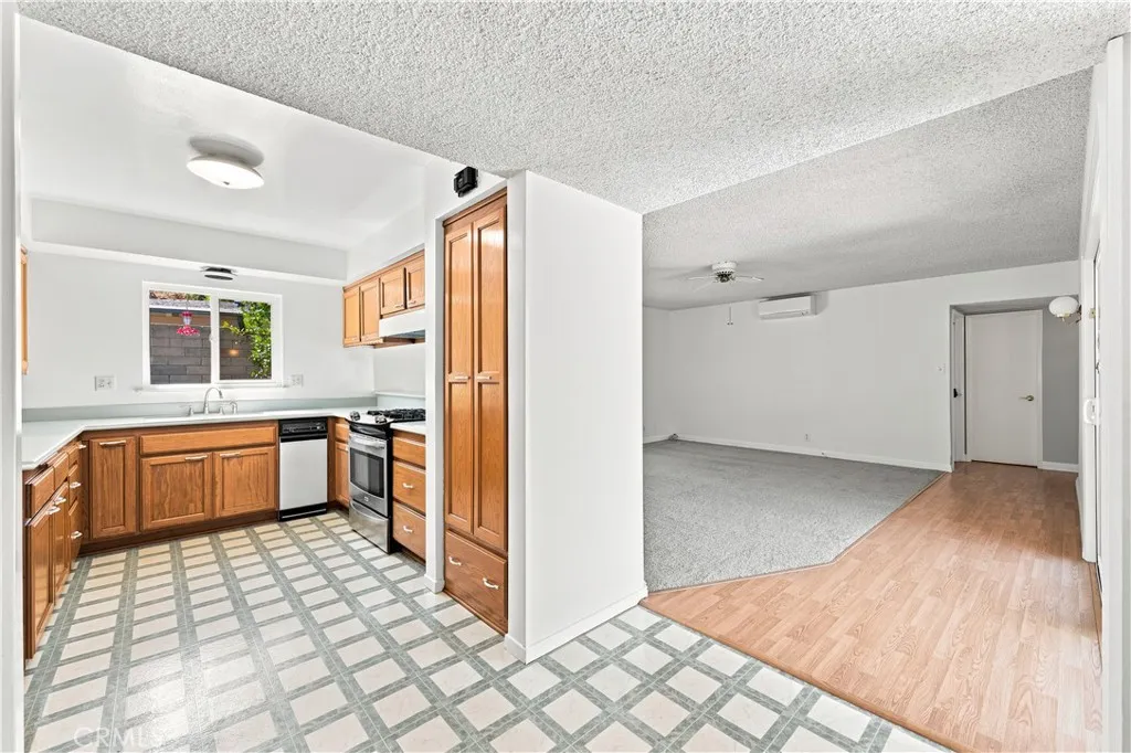 View of kitchen & secondary family room from the formal dining area
