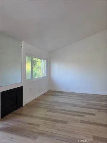 Living Room and Side View of Fireplace