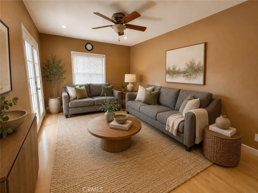 Family room-Virtually staged