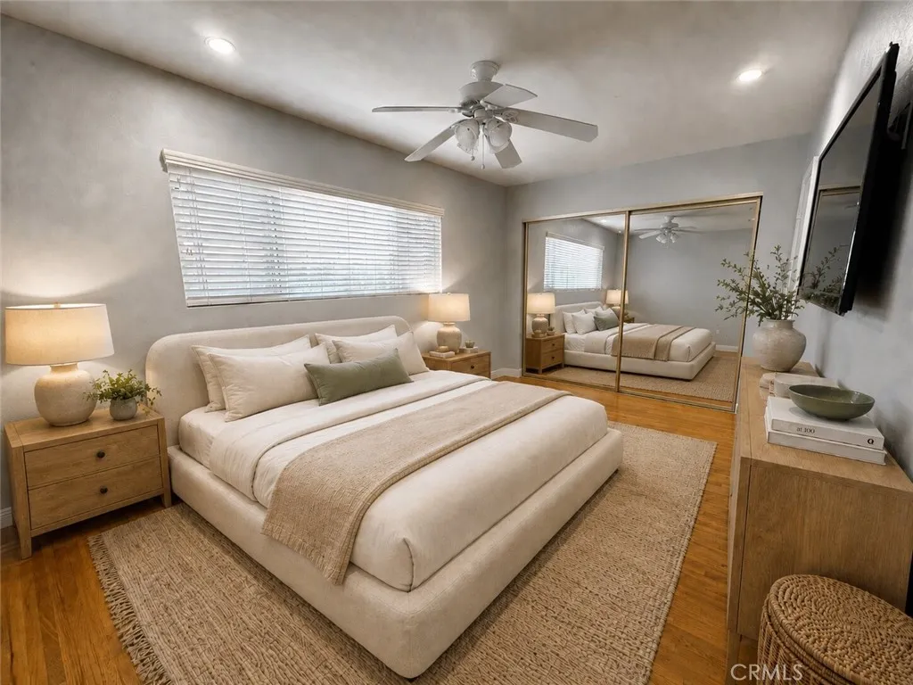 Primary suite-virtually staged