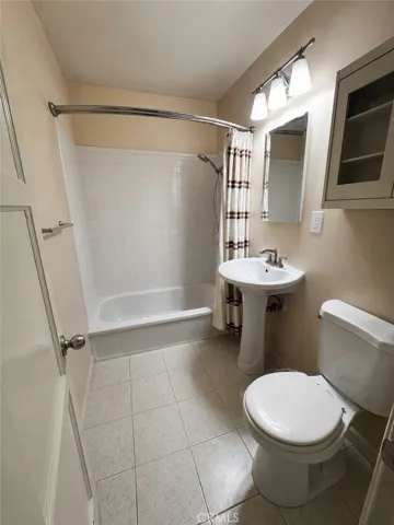 Hallway bathroom