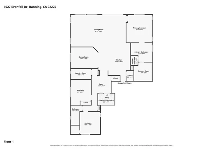 6027 Evenfall, Banning, California 92220
