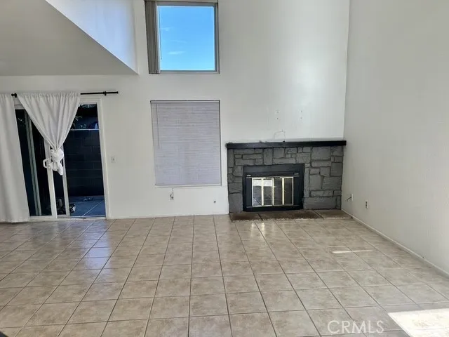 Nice size family room with fireplace