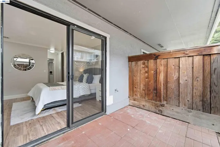 Patio connected to Master Bedroom