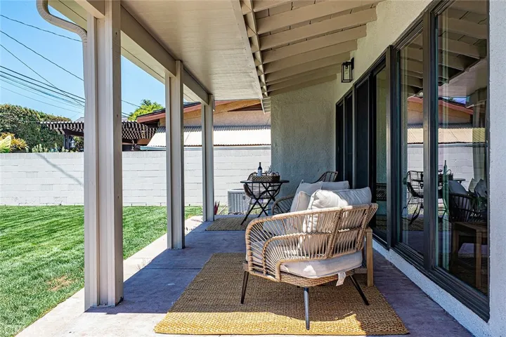 Covered patio!