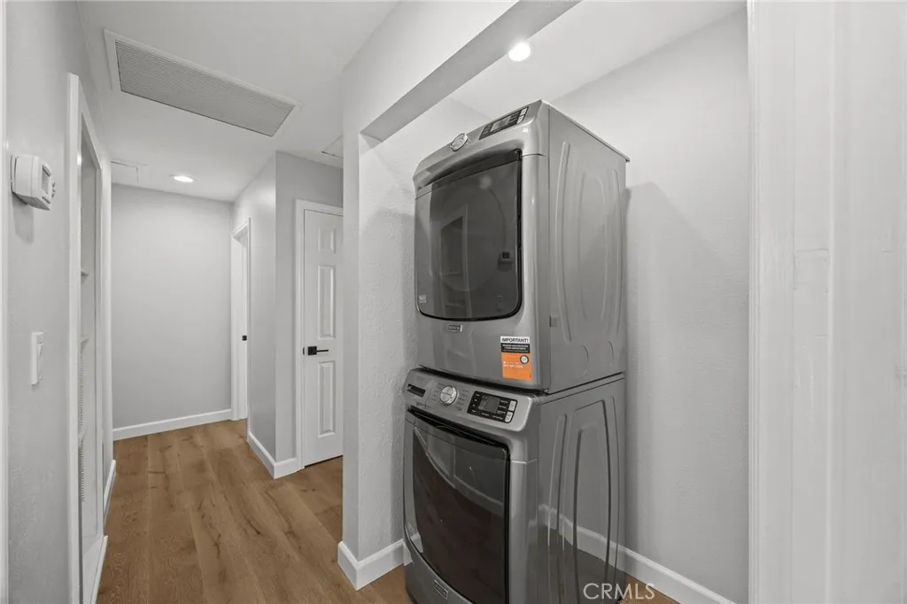 Laundry "niche" off hall