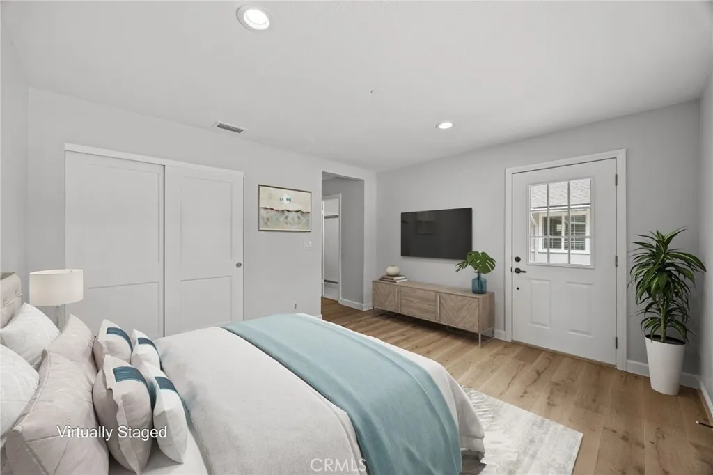 Secondary suite/Bedroom #4 virtually staged