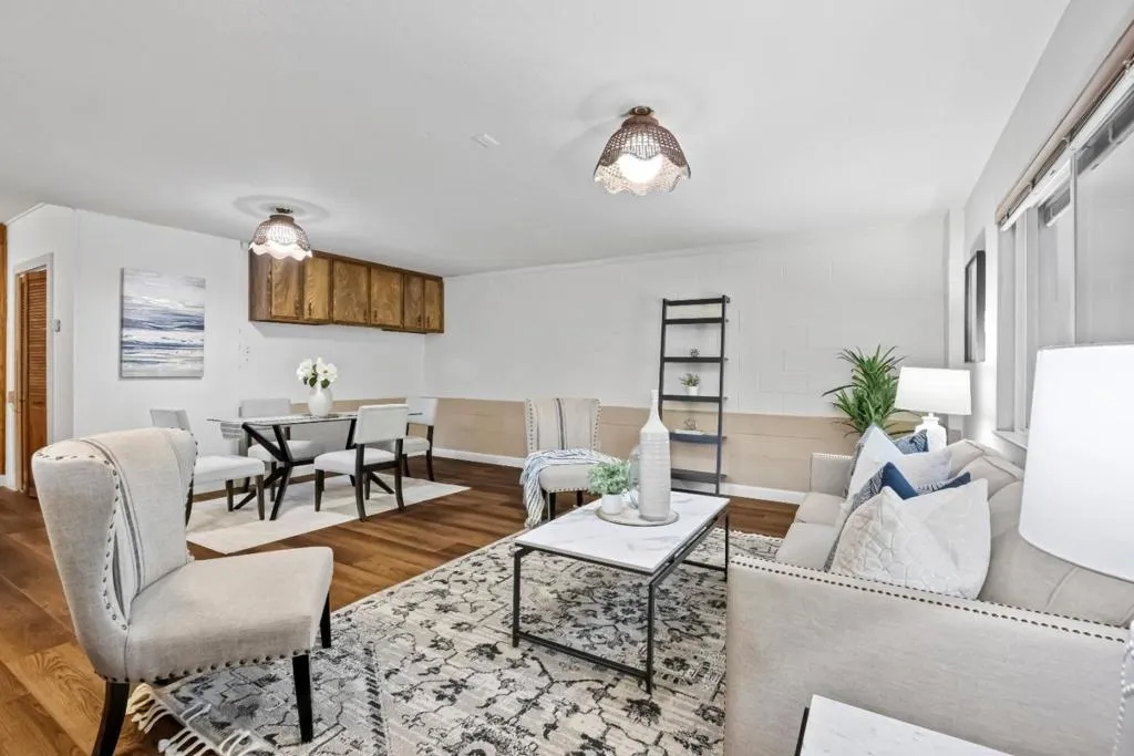 Downstairs area shown here as a secondary living room - how would you use this space?