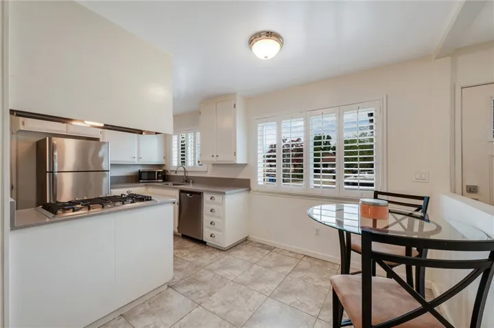 View into kitchen