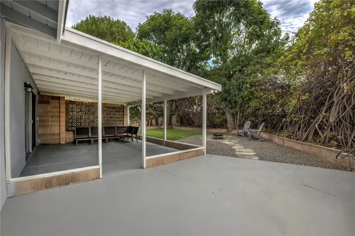 Covered patio