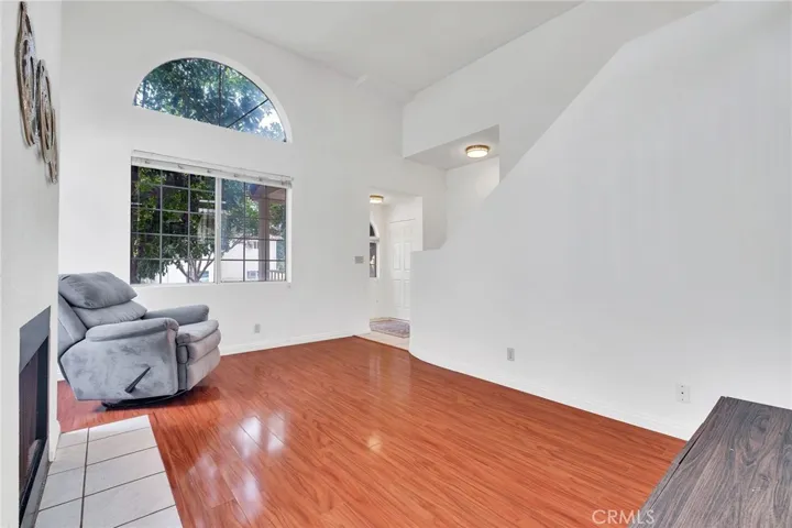 Living room with plenty of natural light