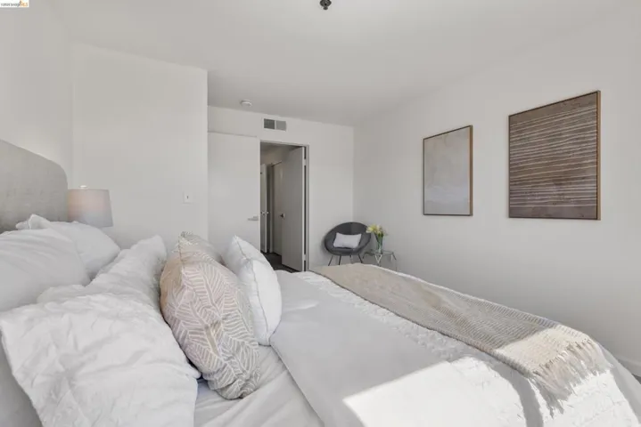 White walls defining the space