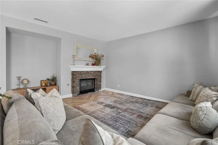 Living Room with Fireplace