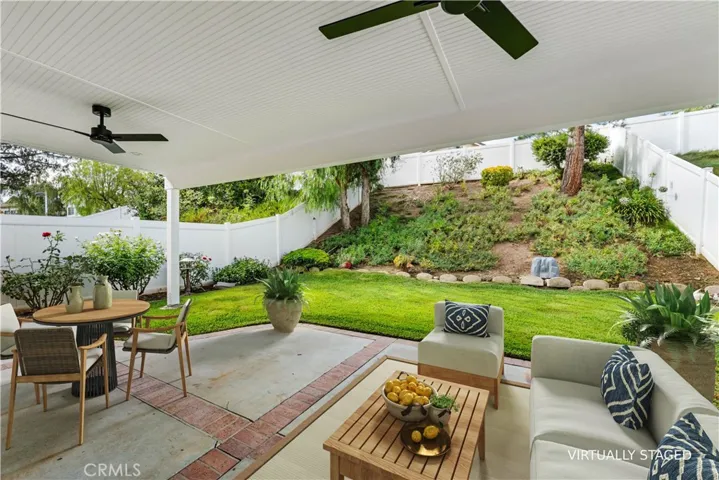 Patio is great for entertaining or just relaxing.