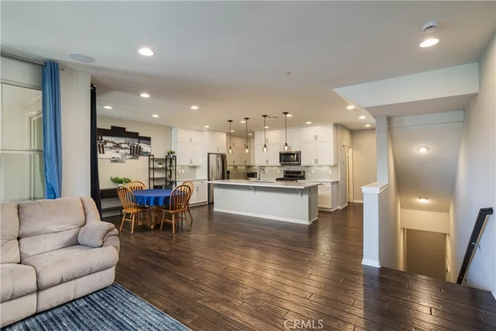 from family room looking at kitchen