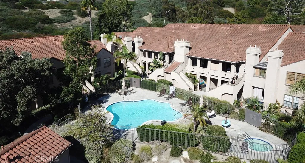 Sparkling community pool & spa.