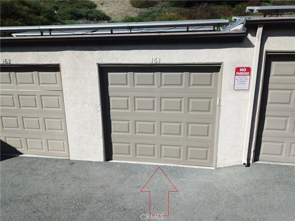 Garage 161.  Private. Spacious. New opener
