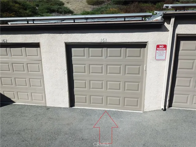 Garage 161.  Private. Spacious. New opener