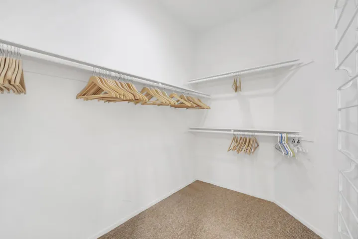 Primary closet