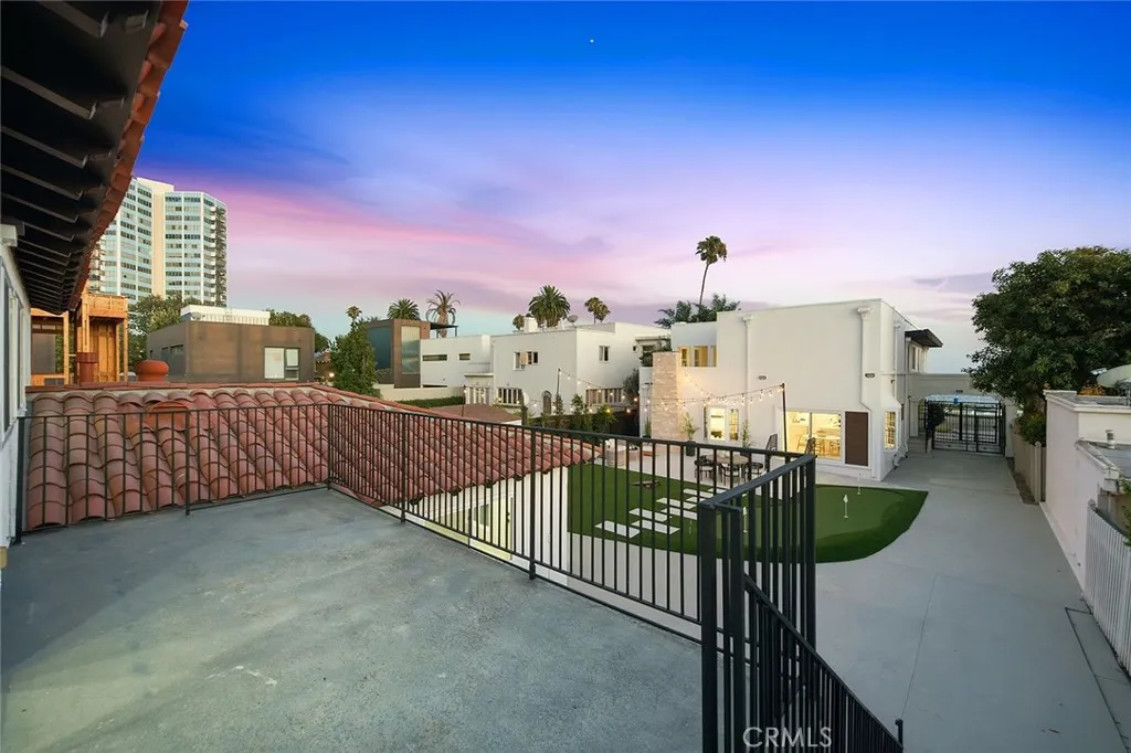Entry to the 2 bed, 2 bath apartment with a private patio area.