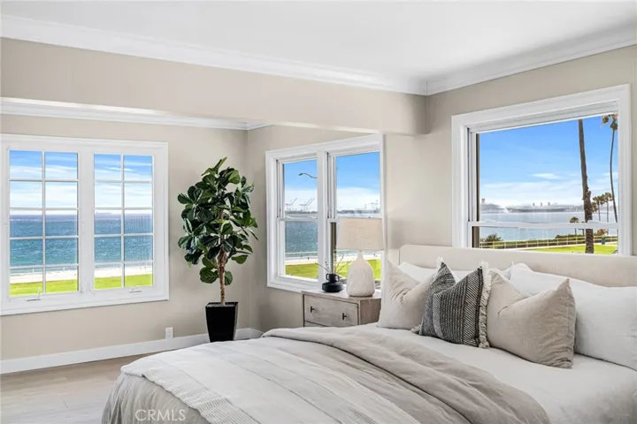 Stunning views from one of two primary suites upstairs