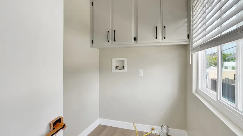 Laundry room in the upstairs apartment.