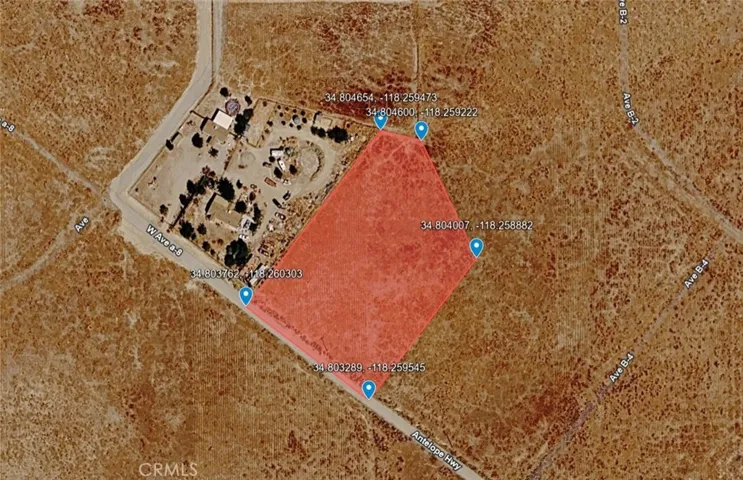0 A V Highway 73w Vic B Avenue, Antelope Acres, California 93536