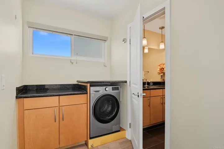 Laundry in Primary Bedroom
