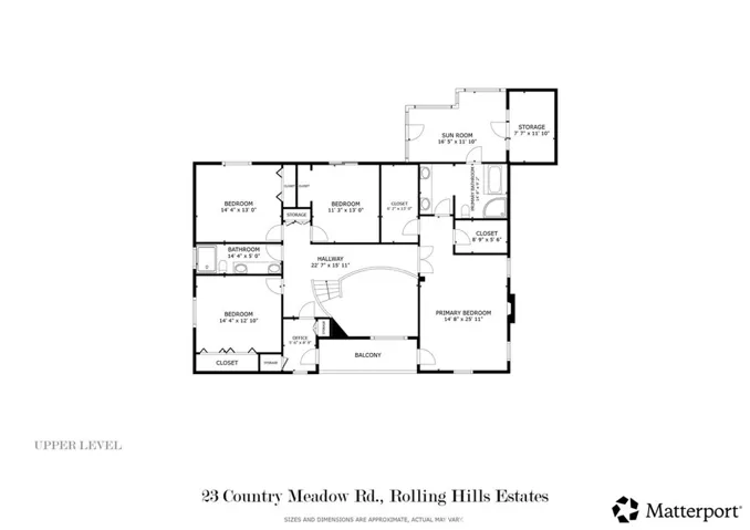 Upper Level Floor Plan