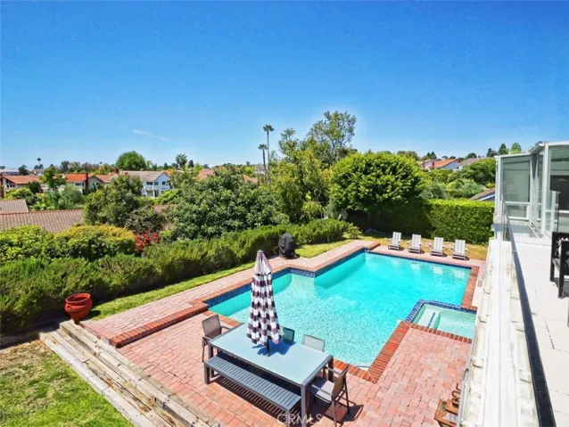 Pool View from Upper Level
