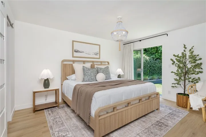 Primary bedroom with outdoor access