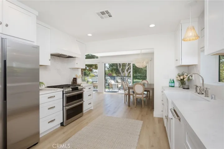 Kitchen with designer finishes