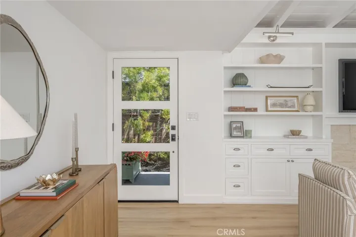 Built-ins fireplace living room