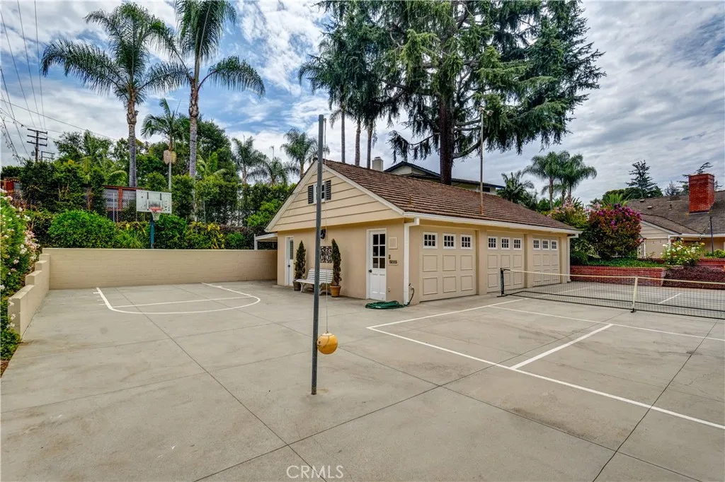 Sport Court | Pickelball Area Can Also Be Volleyball or Badminton Court