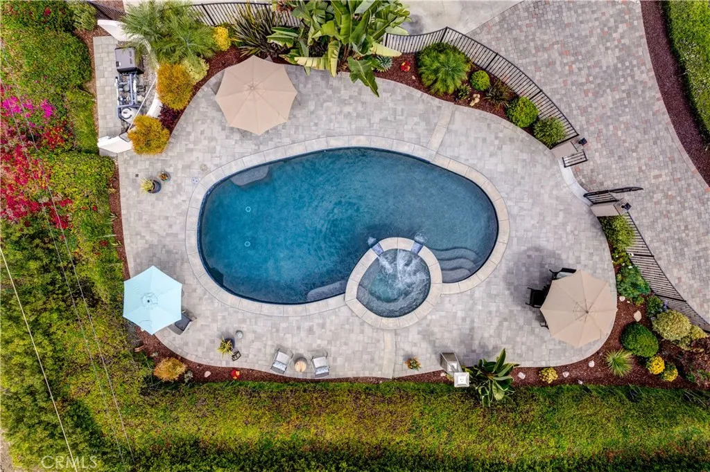 Overhead Pool Deck View