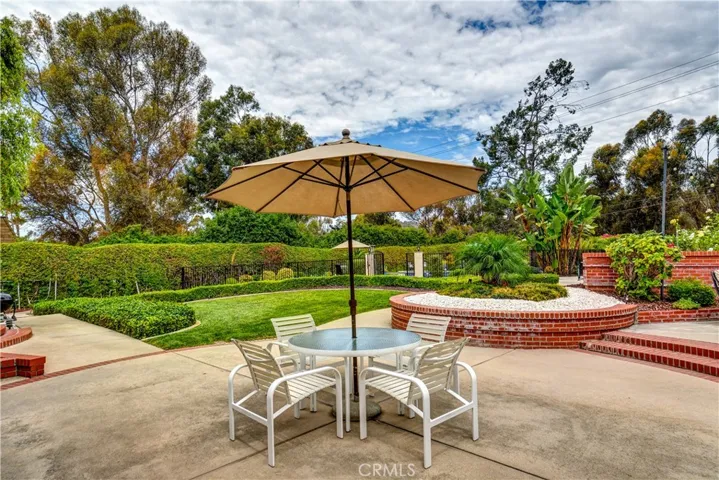 Rear Patio Dining View to Backyard